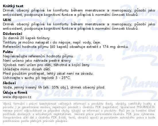 Dr.Popov Kapky bylinné Drmek obecný 50ml - popis