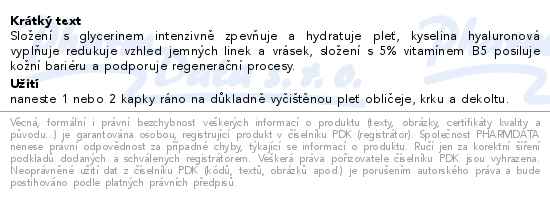 Eucerin Hyaluron-filler+3xeffect sérum 5% B5 30ml - popis