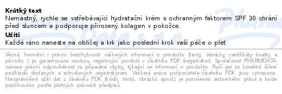 Neutrogena Collagen Bank hydratační krém SPF30 50ml - popis