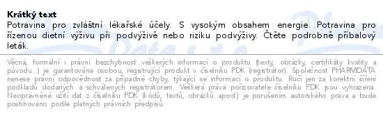 Resource Ultra Fruit High Protein Příchuť Jablko perorální roztok 4x200ml - popis