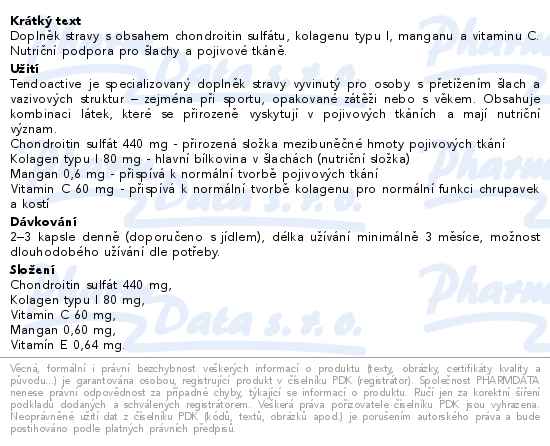 Tendoactive 30 kapslí - popis