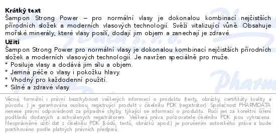 Nivea Men Strong Power šampon 250ml - popis