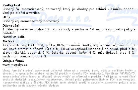Megafyt Vánoční hvězda 10x2g - popis