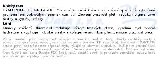 Eucerin Hyaluron-filler + elasticity denní&noční krém Vánoce 2025 - popis