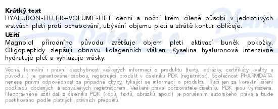 Eucerin Hyaluron-filler + Volume-lift denní & noční krém Vánoce 2025 - popis
