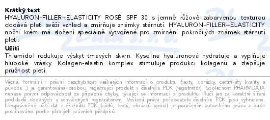Eucerin Hyaluron-filler + elasticity denní rosé&noční krém Vánoce 2025 - popis