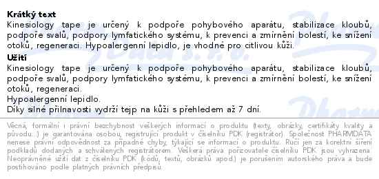 Rayongem kinesiology tape 5cmx5m mandala - popis