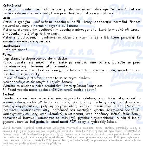 Centrum Anti-Stress 30 tablet - popis