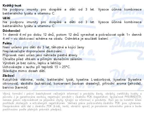 GS Antigrip sirup 100ml - popis