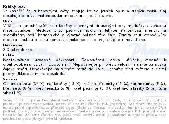 Leros Velikonoční vejce se sypaným čajem 30g - popis