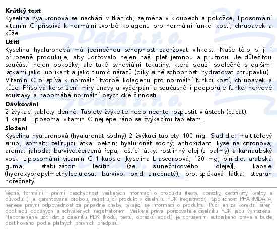 Alavis Maxima Gelowa Gummies jahoda žvýkací 120 tablet + 60 kapslí - popis