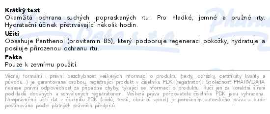 Bepanthen Derma Hydrating Lip Cream 7.5ml - popis