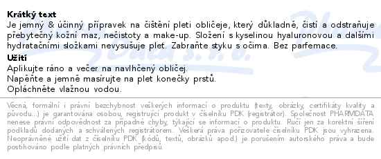 Eucerin DermatoClean čisticí gel 200ml 2026 - popis