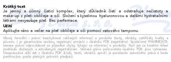 Eucerin DermatoClean čisticí micelární voda 3v1 400 ml - popis