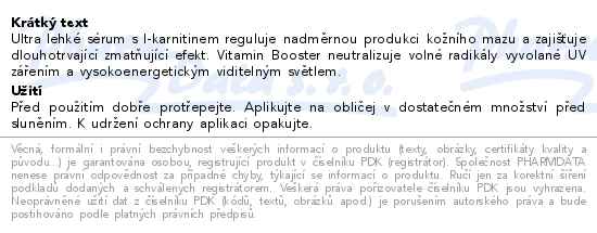 Eucerin SUN UV Serum na opalování na obličej SPF50+ 30ml - popis