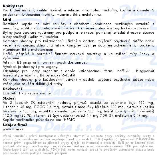 Maxi Vita Essentials RegenSleep 60 kapslí - popis