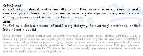 Pollenaire nosní sprej proti alergii 20ml - popis