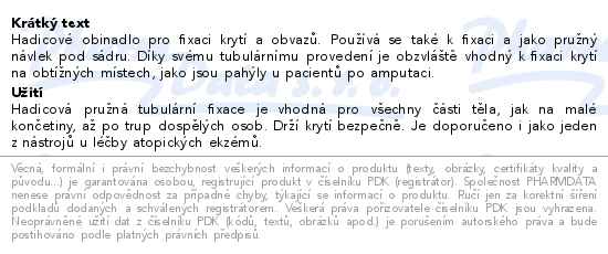 Tubifast pružné hadicové obinadlo Blue Line 7.5cmx10m 1 ks - popis
