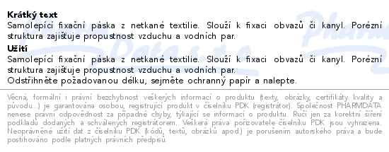 Mefix hypoalergenní fixace 5cmx10m - popis
