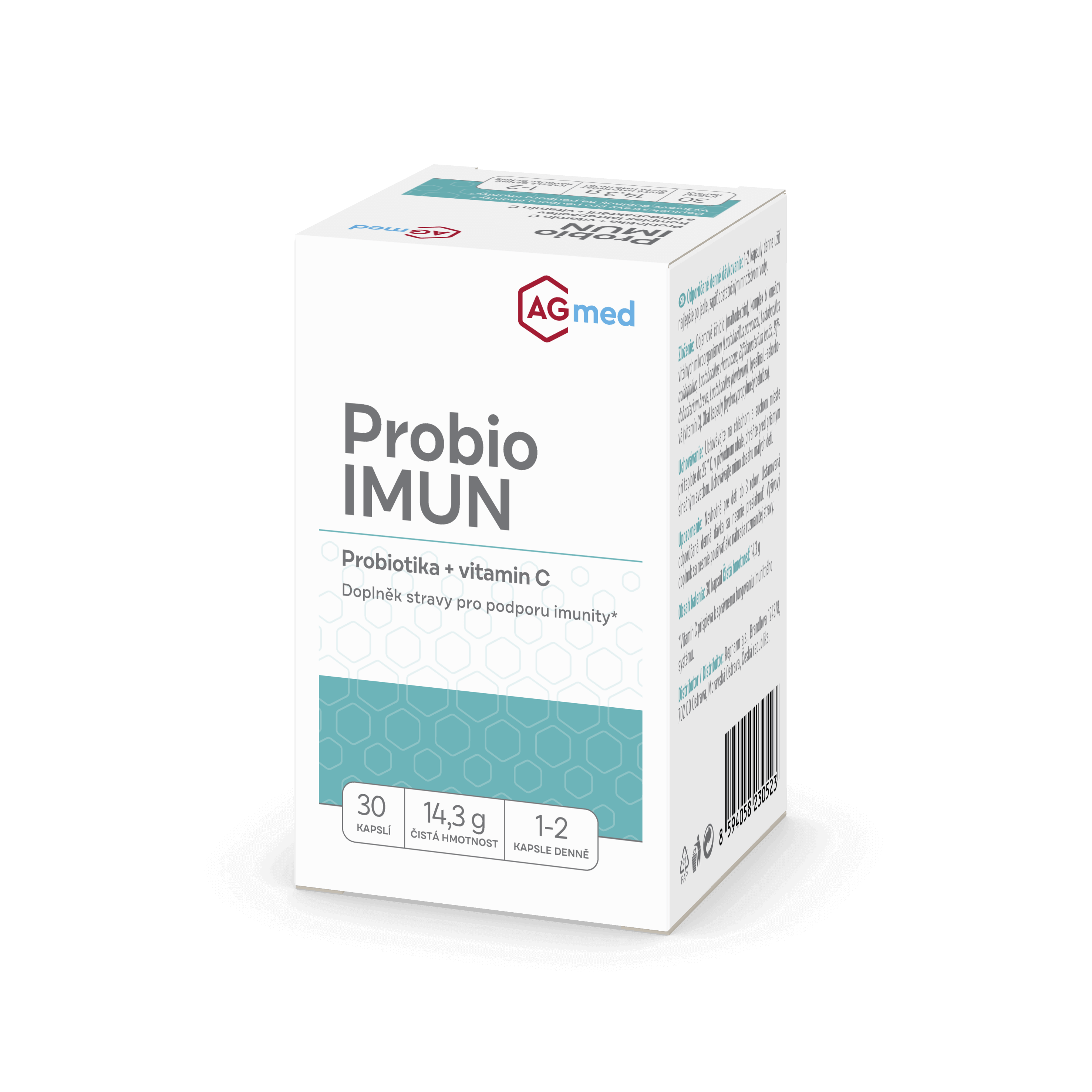 Probio Imun Probiotika + Vit C 30 kapslí Agmed