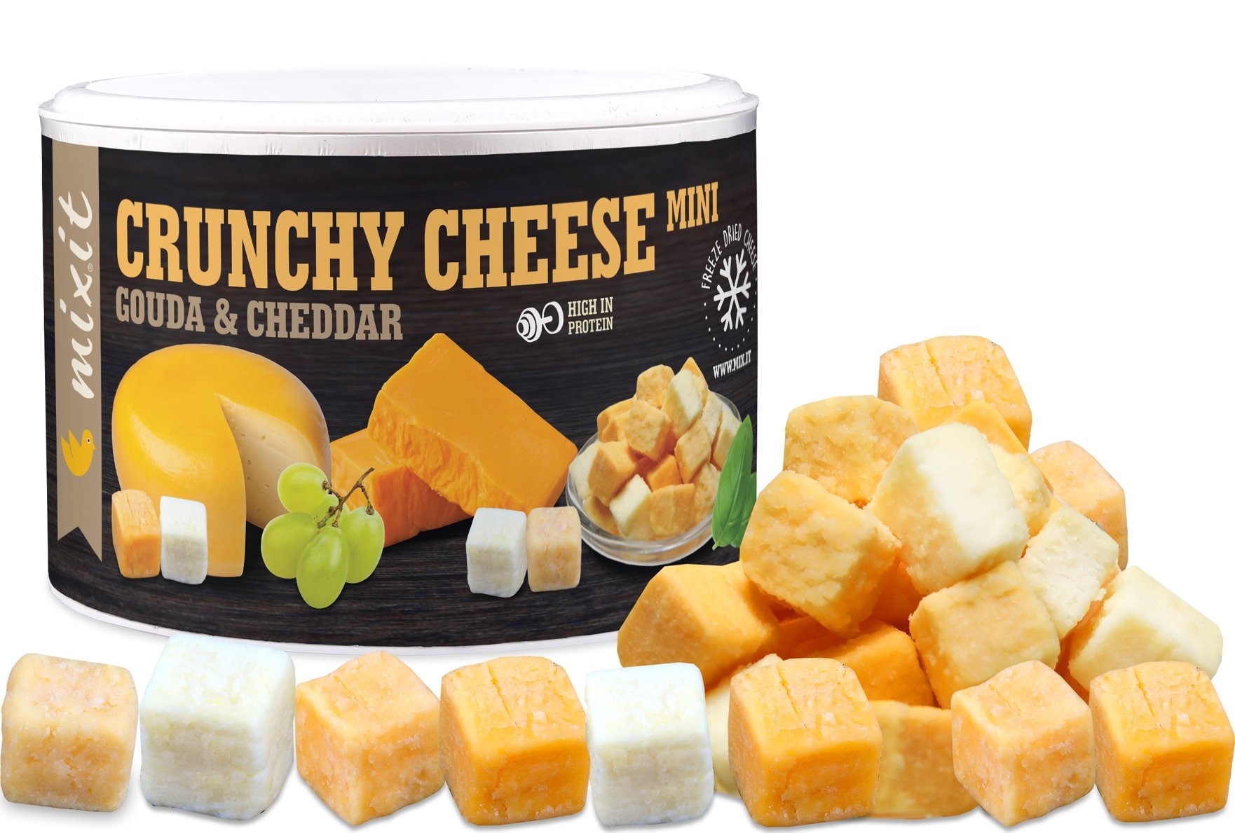 Mixit Mix křupavých sýrů gouda & čedar 135 g