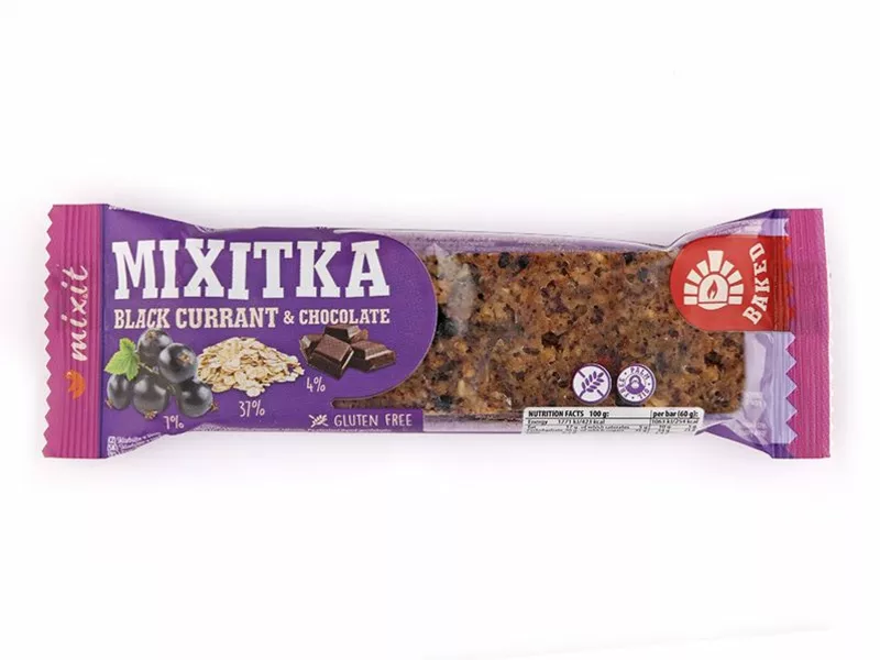 Mixit Mixitky bez lepku - Černý rybíz + čokoláda 60 g