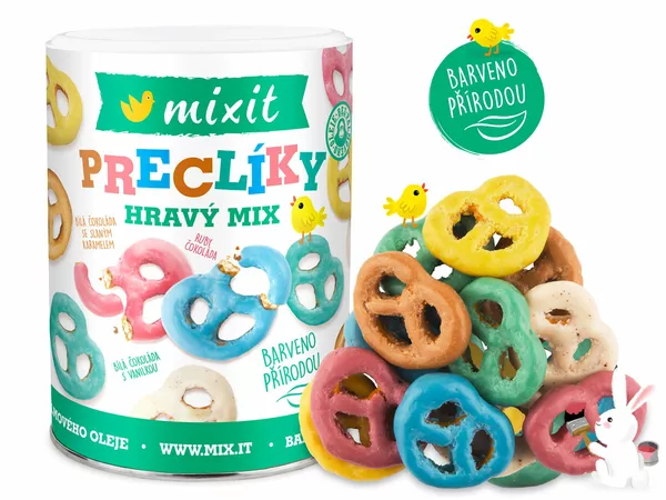 Mixit preclíky Hravý mix 240 g