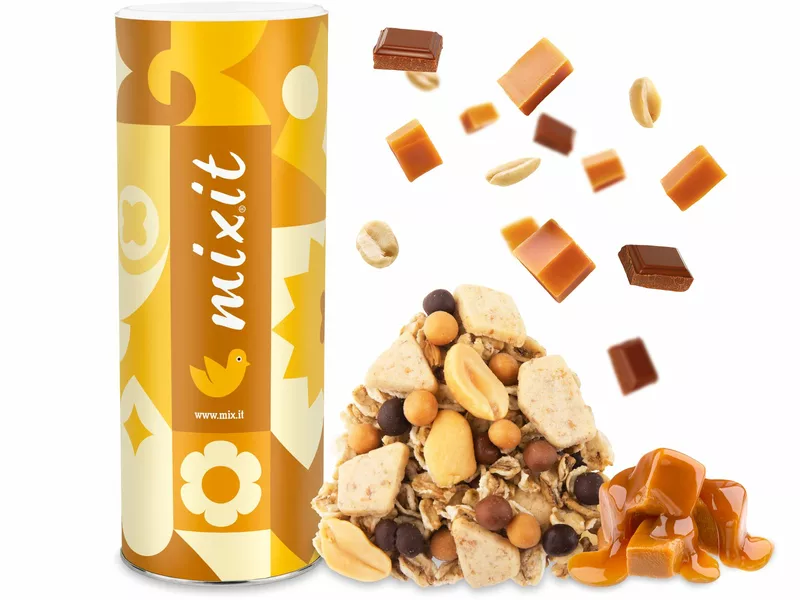 Mixit Peanut caramel & máslová sušenka 650 g