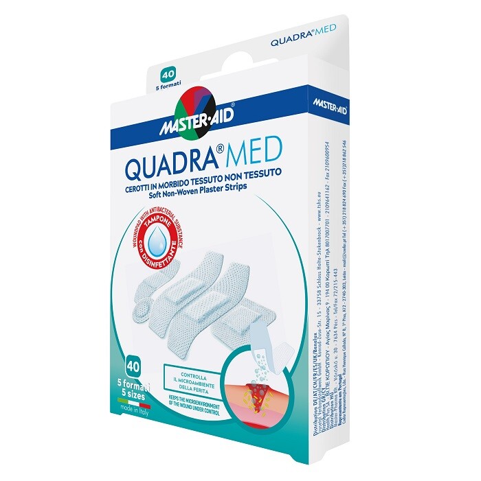 Quadra Med Náplasti Jemné 40ks 5 Velikostí