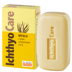 Ichthyo Care Mýdlo 2.5% 90g Dr.müller