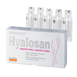Hyalosan Vaginální čípky 10ks Dr.müller