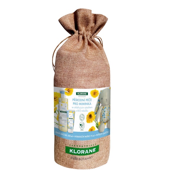 Klorane Bebe Xmas Mycí Gel 500ml+hydrat.mléko 75ml