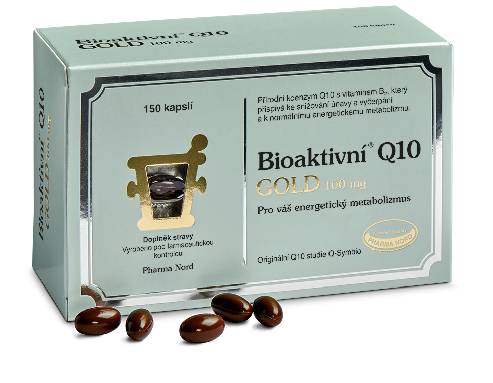 Pharma Nord Bioaktivní Q10 Gold 100mg Cps.150