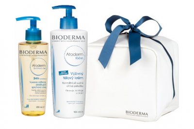 Bioderma Atoderm Sprchový Olej 200ml+krém 200ml