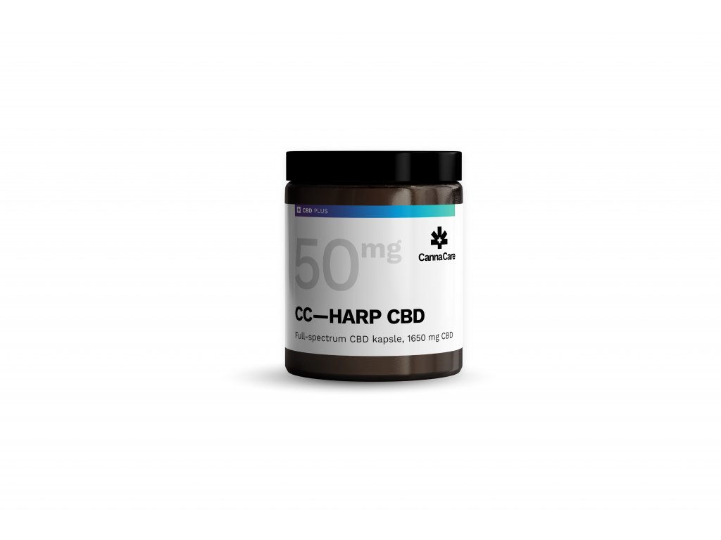 Cannacare Kapsle s CBD Harp, 33 x 50 Mg, 1650 Mg