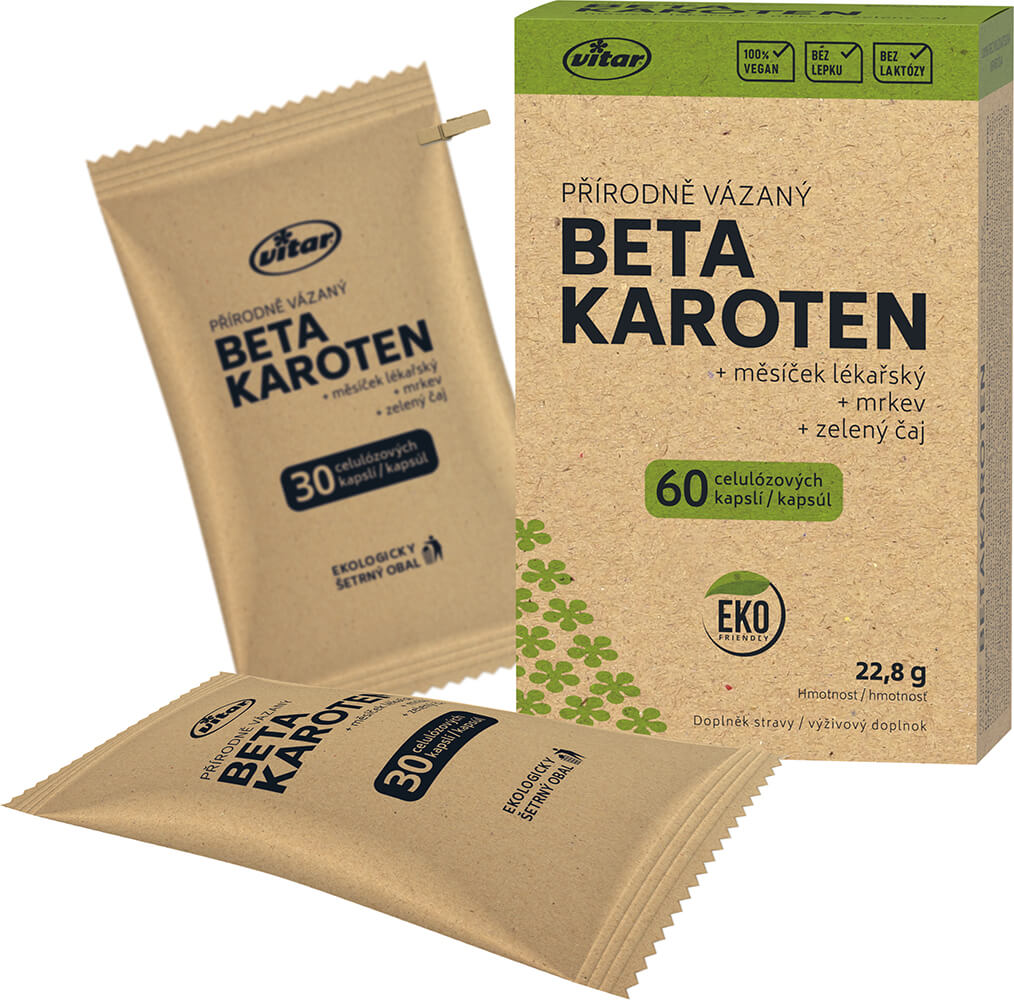 Vitar Betakaroten EKO 60 kapslí