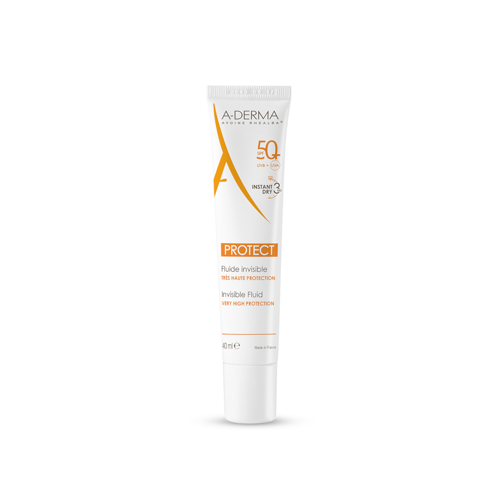 A-derma Protect Transparetní Fluid Spf50+ 40ml