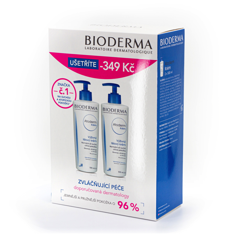 Bioderma Atoderm Krém 500ml 1+1