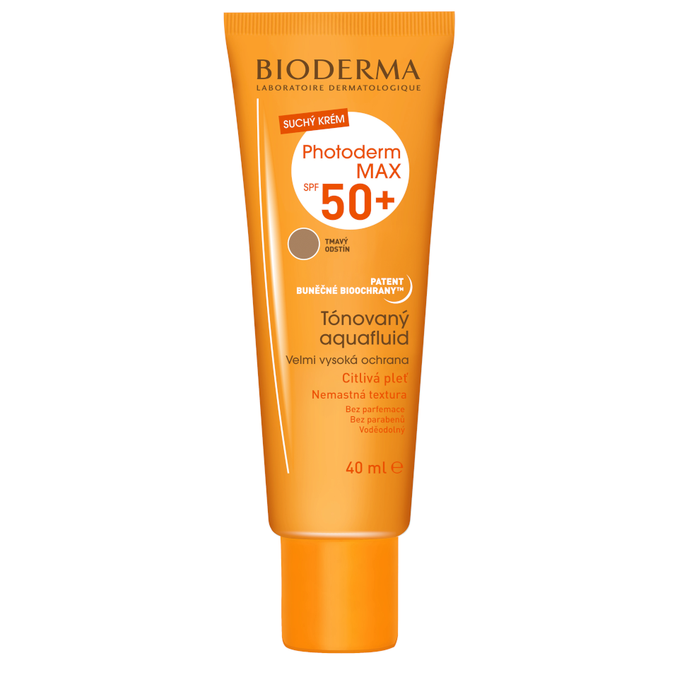 Bioderma Photoderm Max Aquafluid Spf50+ Tmavý 40ml