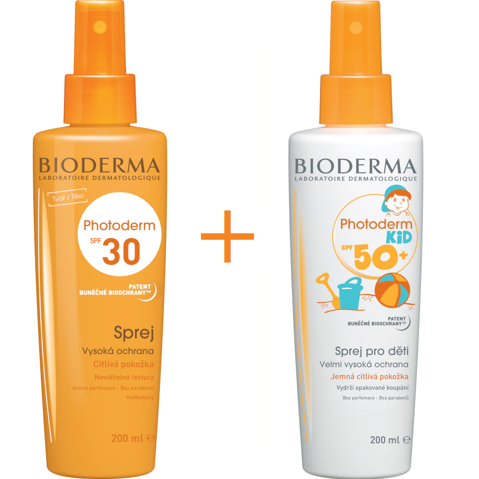 Bioderma Photoderm Spf30 200ml+kid Spf50+200ml