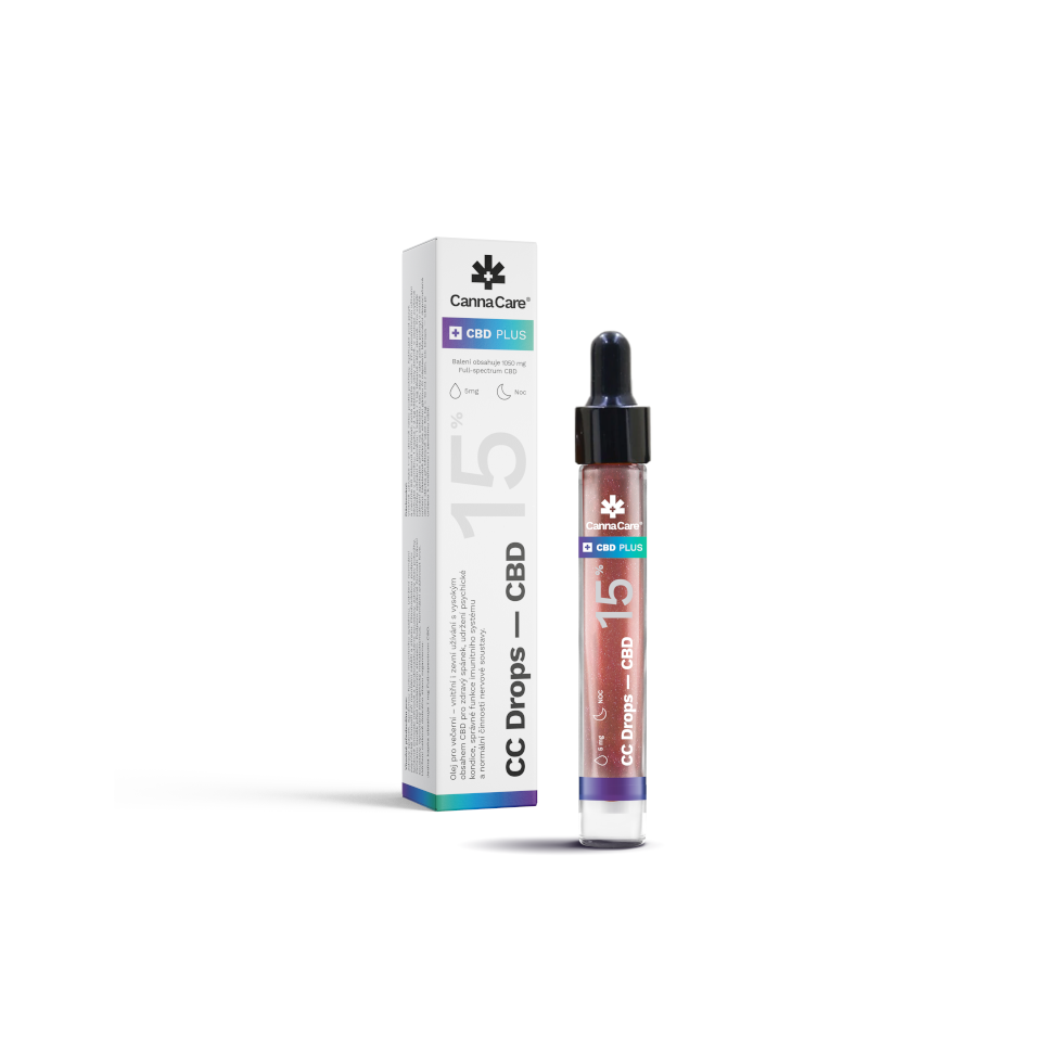 CannaCare CBD olej 15%, 7 ml, 1050 mg