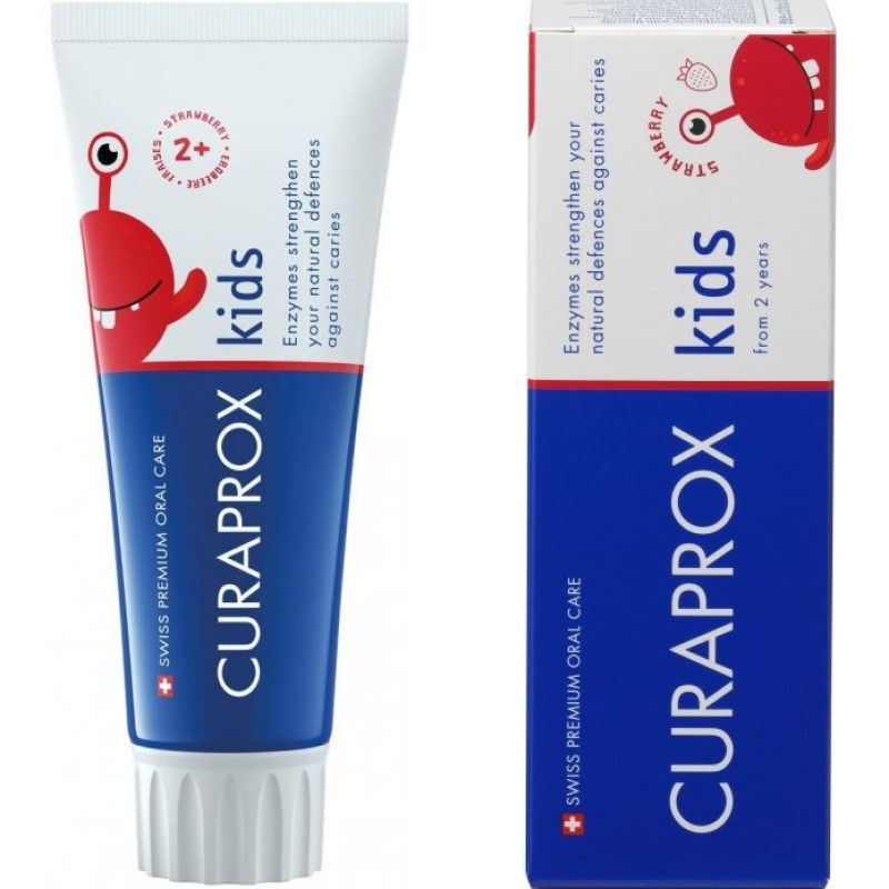 Curaprox Kids Zubní pasta Od 2 Let Jahoda 60ml 950ppm