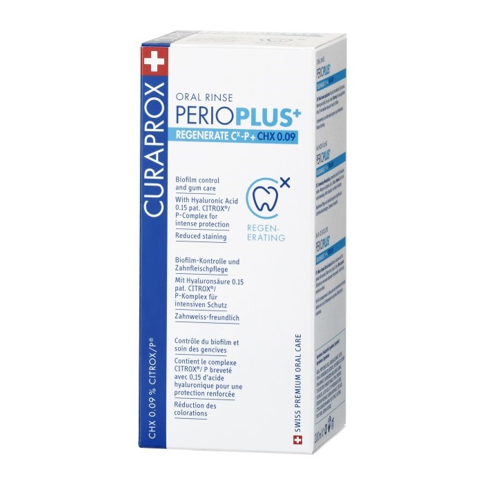 Curaprox Perio Plus+ Regenerate ústní Voda 200ml