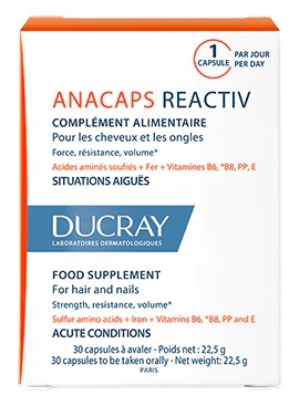Ducray Anacaps Reactiv-reakční Vypad.vlasů Cps.30