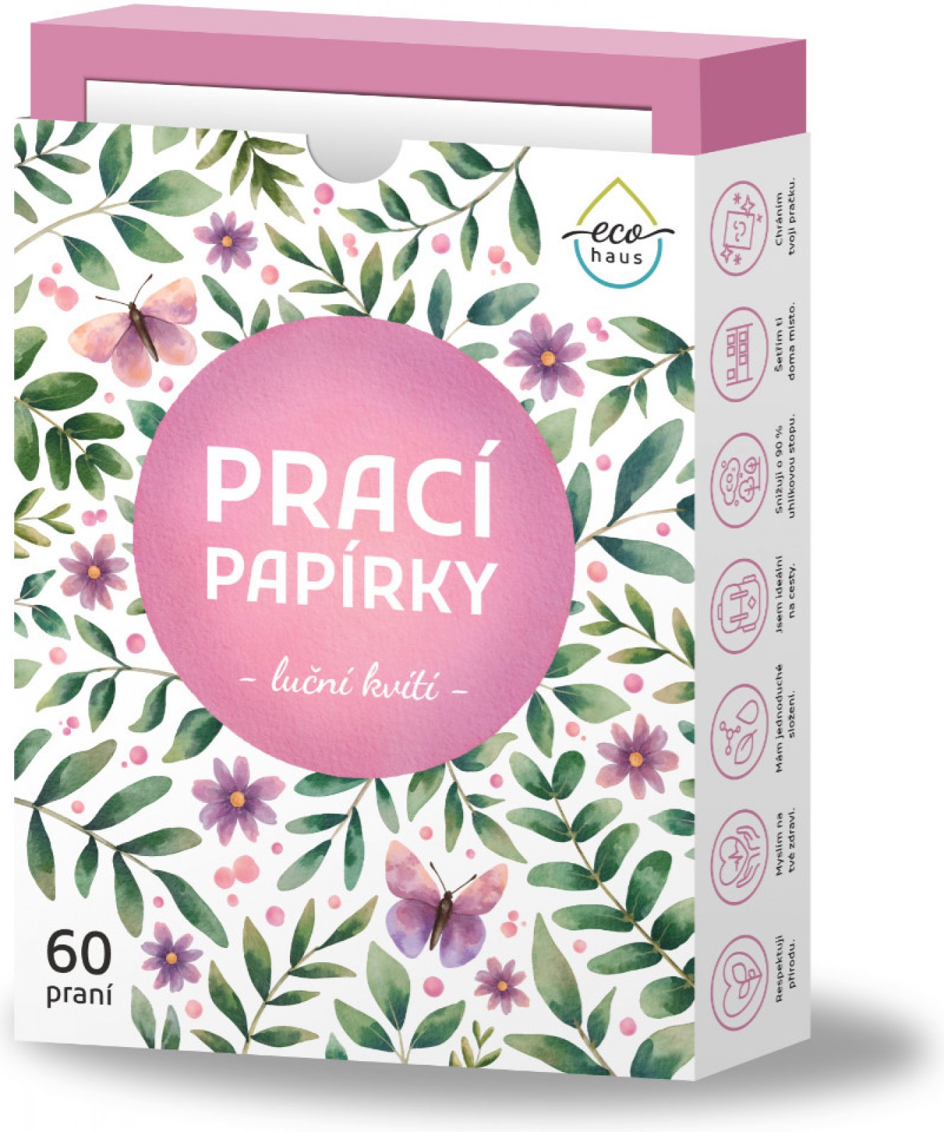 Ecohaus Prací papírky na 60 praní