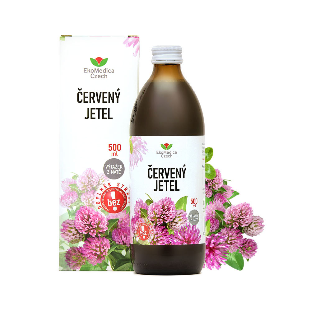 Červený jetel Výtažek 500ml Ekomedica