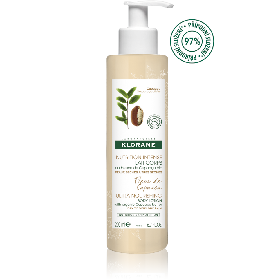 Klorane Body Care Tělové Mléko Cupuacu 200ml