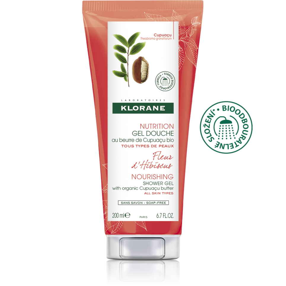 Klorane Body Care Sprchový Gel Hibiscus 200ml