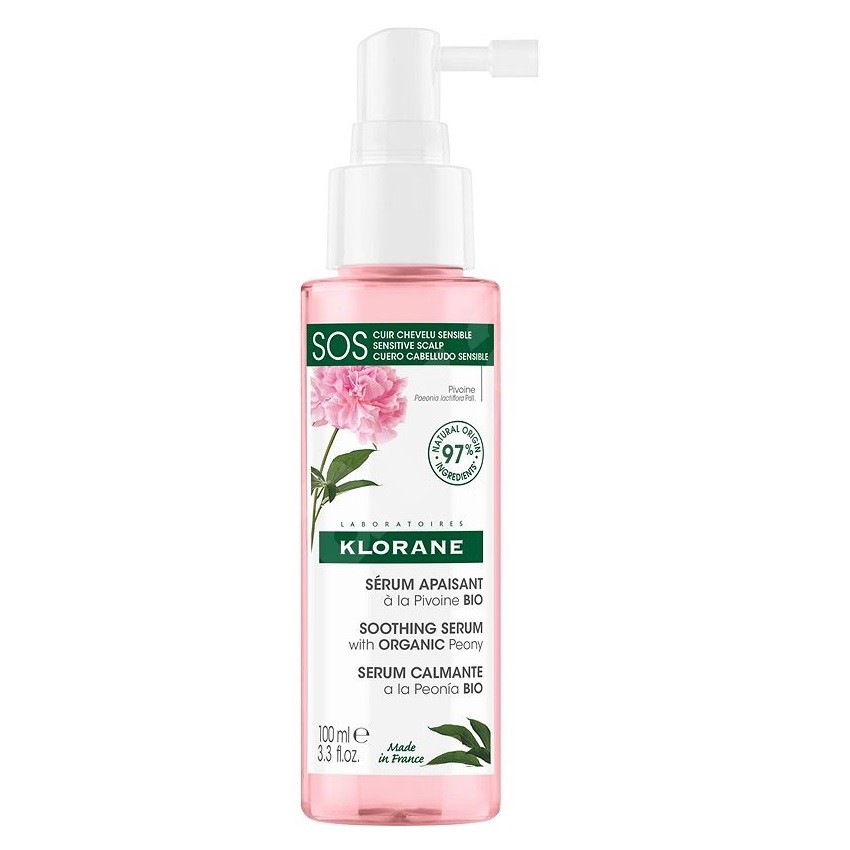 Klorane Zklidňující sérum s bio pivoňkou 100ml