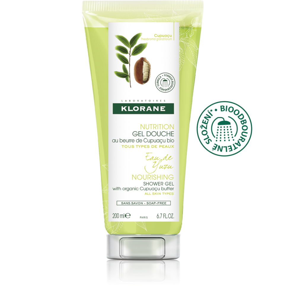 Klorane Body Care Sprchový Gel Yuzu 200ml